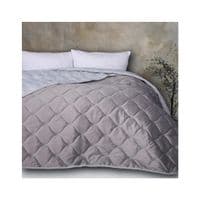 Покривало MirSon №5051 Velor charm Light gray 200х220 см (2200008376857)