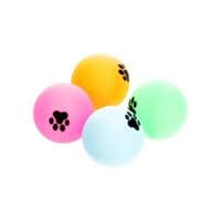 Игрушка для кошек Hippie Pet Мячики ping-pong разноцветные 4 см 4 шт (HIPCT18090)