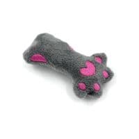 Игрушка для кошек Hippie Pet Лапка серая 10.5 см (HIPCT2304053P)