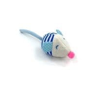 Игрушка для кошек Hippie Pet Мышка средняя синяя 9 см (HIPCT2304059M)