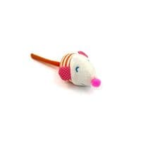 Игрушка для кошек Hippie Pet Мышка средняя оранжевая 9 см (HIPCT2304059O)