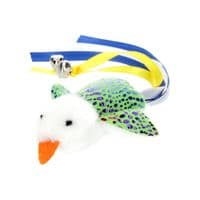 Игрушка для кошек Hippie Pet Птичка зеленая 7.5 см (HIPCT2304040G)