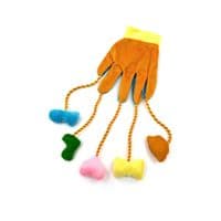 Игрушка для кошек Hippie Pet Перчатка оранжевая 30 см (HIPCT2304084O)