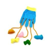 Игрушка для кошек Hippie Pet Перчатка синяя 30 см (HIPCT2304084M)