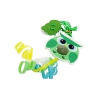 Игрушка для кошек Hippie Pet Сова с бечевкой зеленая 2 м (HIPCT2401057)