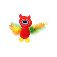 Игрушка для кошек Hippie Pet Сова красная 10 см (HIPCT2304032R)