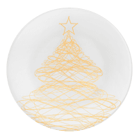 Тарілка VIVA NY TREE GOLD/ 25 см (S3010-2)