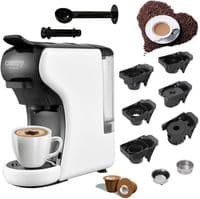 Кофеварка Camry CR 4414 white капсульная/ 1450 Вт/ 19 бар/ капсула, меленая/ белая