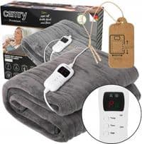 Електроковдра Camry CR 7434 з таймером односпальна/ 120 Вт/ 160x180/ 9 рівнів нагріву/ автовимкнення