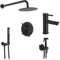 Душевой гарнитур Kroner Edelstahl Klassisch-SCH082 + смеситель Edelstahl Klassisch-SCH010 + смеситель Edelstahl Klassisch-(CVS30166)