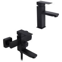 Смеситель Kroner Edelstahl Kubus-SCH010+ смеситель Edelstahl Kubus-SCH060 (CVS30160)