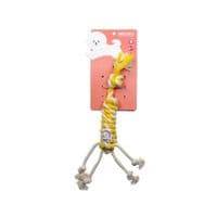 Игрушка для собак MISOKO&CO Веревка с желтой лентой 33 см (MSKAKDT5905-G)