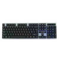 Клавіатура USB XSTRIKE XS-1080, довжина кабелю 135см, RGB підсвічування, Eng/Укр/Рос, 445х145х35 мм, Black/White, 104к, Q20