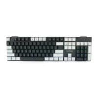 Механическая клавиатура USB XSTRIKE XS-1010, длина кабеля 150см, RGB подсветка, Eng / Укр / Рус, 465х165х45 мм, Black / White, 104к, Q20