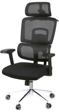 Офісне крісло Аклас Арктик GTR 3D BL (LVB Black OS Black) (00166117)