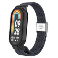 Ремешок к фитнес браслету Armorstandart Braided Solo Loop для Xiaomi Smart Band 10/9/8 Charcoal (ARM86881)