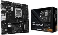 Материнська плата sAM5 AMD A620A HDMI/VGA 2xM.2 2x DDR5 GbE LAN mATX A620AM-HVS