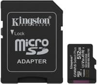 Memory card microSDXC 512GB Kingston Canvas Select Plus Gen3 C10 A1, Retail + adapter