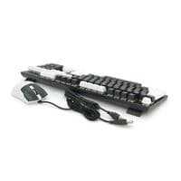 Комплект проводный KB+Mouse XSTRIKE X-1011, USB, RGB подсветка, (Eng / Укр / Pyc), Black / White, Box