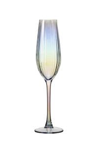 Набір келихів для шампанського Ardesto Black Mars Zenith 250мл, 2шт, скло, прозорий