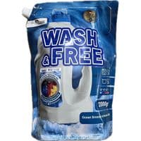 Гель для стирки Wash&Free Универсальный Морская свежесть с нотками минеральной соли Дой-пак 2 кг (4823128005902)