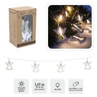 Гирлянда Chomik Ангел 10 LED, теплый белый, IP20, 2хАА (5900779854048)