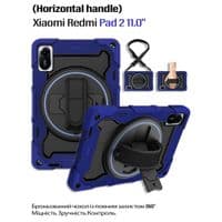 Чехол для планшета BeCover Horizontal handle Xiaomi Redmi Pad 2 11.0" Deep Blue (714567)