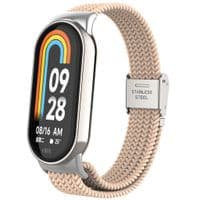 Ремешок к фитнес браслету Armorstandart Braided Solo Loop для Xiaomi Smart Band 10/9/8 Pink Sand (ARM86883)