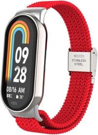 Ремешок к фитнес браслету Armorstandart Braided Solo Loop для Xiaomi Smart Band 10/9/8 Red (ARM86884)