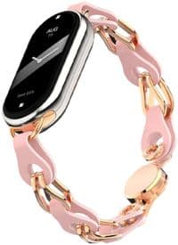 Ремешок для фитнеса браслета Armorstandart Chain Wristband для Xiaomi Smart Band 10/9/8 Pink (ARM86888)