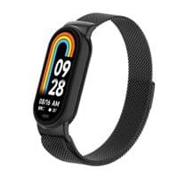 Ремешок к фитнес браслету Armorstandart Milanese Magnetic для Xiaomi Smart Band 10/9/8 Black (ARM86890)