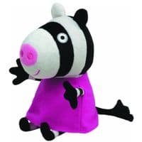 Мягкая игрушка Ty Peppa Pig Zoe Zebra 15 см (46174)