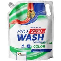Гель для стирки Pro Wash Color Дой-пак 2 кг (4823128002444)