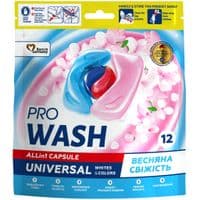 Капсули для прання Pro Wash All in 1 Universal Весняна свіжість 12 шт. (4262396144386)