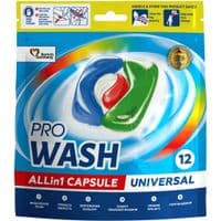 Капсули для прання Pro Wash All in 1 Universal 12 шт. (4260637721969)