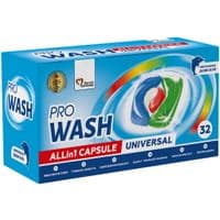 Капсули для прання Pro Wash All in 1 Universal 32 шт. (4823128001997)