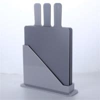 Набір дошок кухонних на підставці Ardesto Fresh, 3шт, 24.1х33х7.9см, пластик