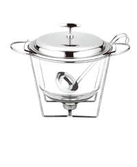 Мармит Ardesto Black Mars 3800мл, стекло, нержавеющая сталь, круглая, прозрачный