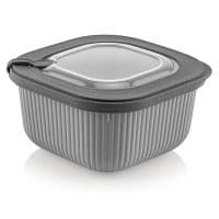 контейнер пл. IDEA HOME 00682 Line Box Gray/квадр.1.1л (00682 Gray)