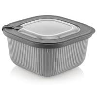Контейнер пл. IDEA HOME 00683 Line Box Gray/квадр.1.8л (00683 Gray)