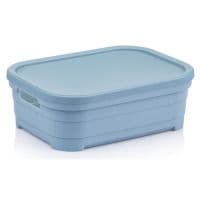 Корзина IDEA HOME 00637 Pyramid Blue з/кр. 2.8л (24x18,3x8.5 см) (00637 Blue)