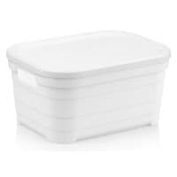 Корзина IDEA HOME 00638 Pyramid White з/кр. 3.8л (24x18x12.5 см) (00638 White)