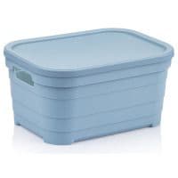 Корзина IDEA HOME 00638 Pyramid Blue з/кр. 3.8л (24x18x12.5 см) (00638 Blue)