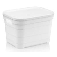 Корзина IDEA HOME 00639 Pyramid White з/кр. 5л (24x18x16.5 см) (00639 White)