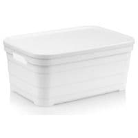 Корзина IDEA HOME 00643 Pyramid White з/кр. 10.8л (36x24x16.5 см) (00643 White)