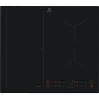 Варильна поверхня Electrolux індукційна, 60см, розширена зона, датчик кипіння, Hob2Hood, чорний матовий