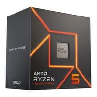 Настільний процесор AMD Ryzen 5 6C/12T 7400 (4.3GHz,22MB,65W,AM5) у корпусі, з відеокартою Radeon та кулером Wraith Stealth