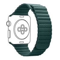Ремешок для смарт-часов Armorstandart Leather Loop для Apple Watch 42 (Series 11-10)/41/40/38 Forest Green (ARM53317)
