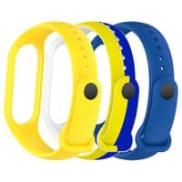 Ремешок к фитнес браслету Armorstandart комплект 3шт Xiaomi Mi Band 4/3 Ukraine (ARM87025)