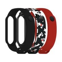Ремешок к фитнес браслету Armorstandart комплект 3шт Xiaomi Mi Band 7/6/5Cartoon Mickey Siluet (ARM77043)